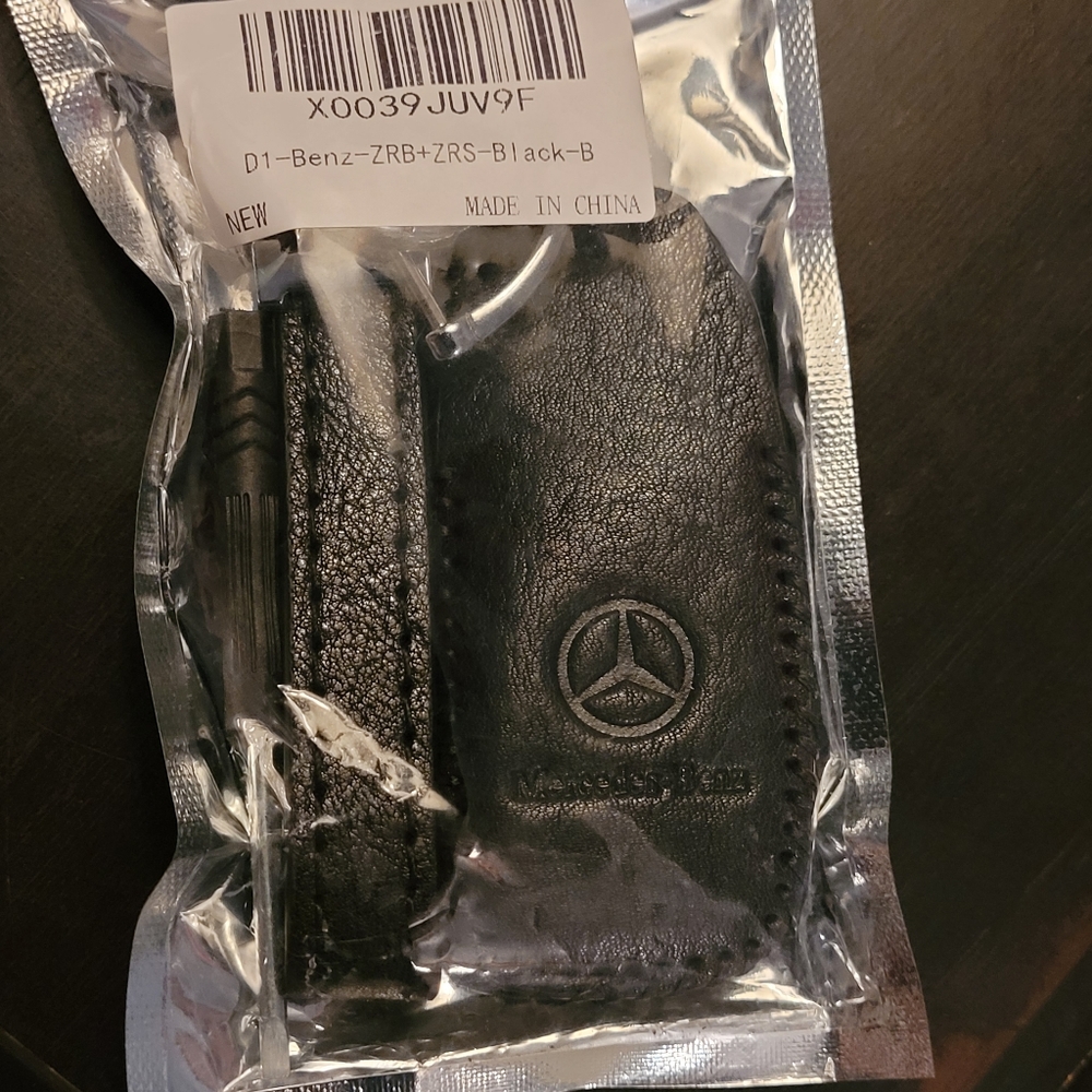 Mercedes-Benz leather key fob holder